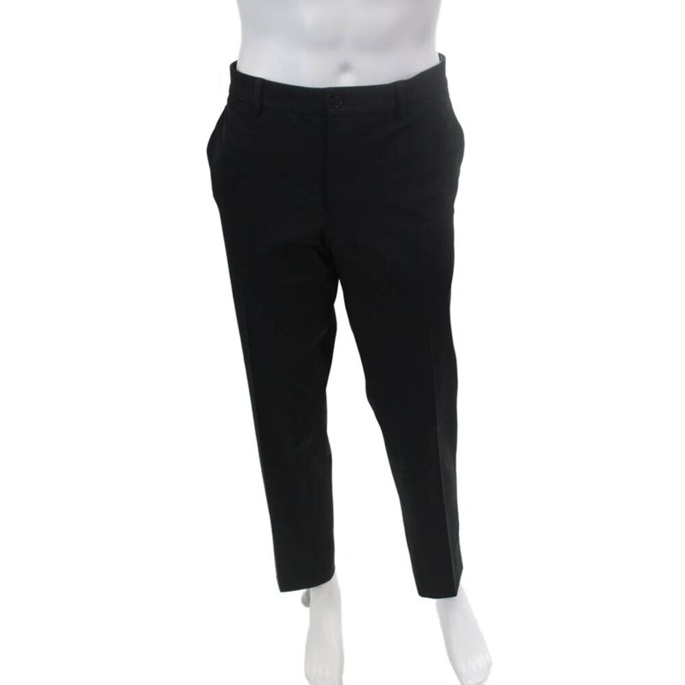 Prada Mens Pleated Straight Leg Dress Pants Dark Navy Blue Size 54
